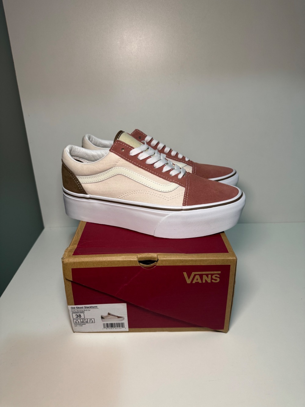 Vans Old Skool Stackform Color Block Multi — 38, Novo