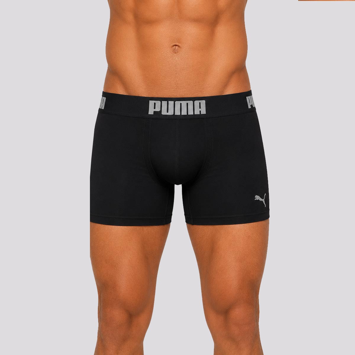 Cueca Boxer Puma Seamless Preta