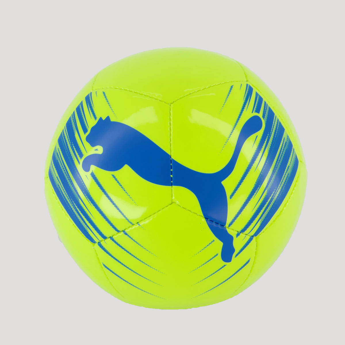 Mini Bola Puma Attacanto Graphic Amarela e Azul