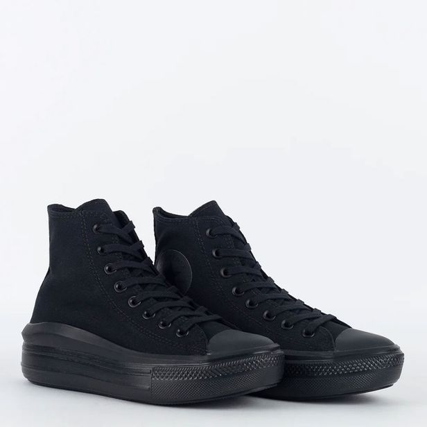 Tênis Chuck Taylor All Star Move Hi Monochrome Dark Converse CT2437 PRETO 37