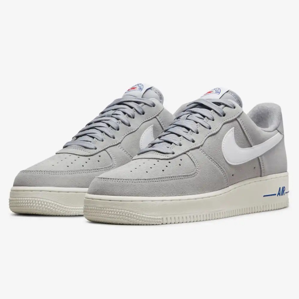 Nike Air Force 1 Athletic Grey Royal — 37 / 37.5 / 38 / 40 / 42 / 42.5 / 44, Novo