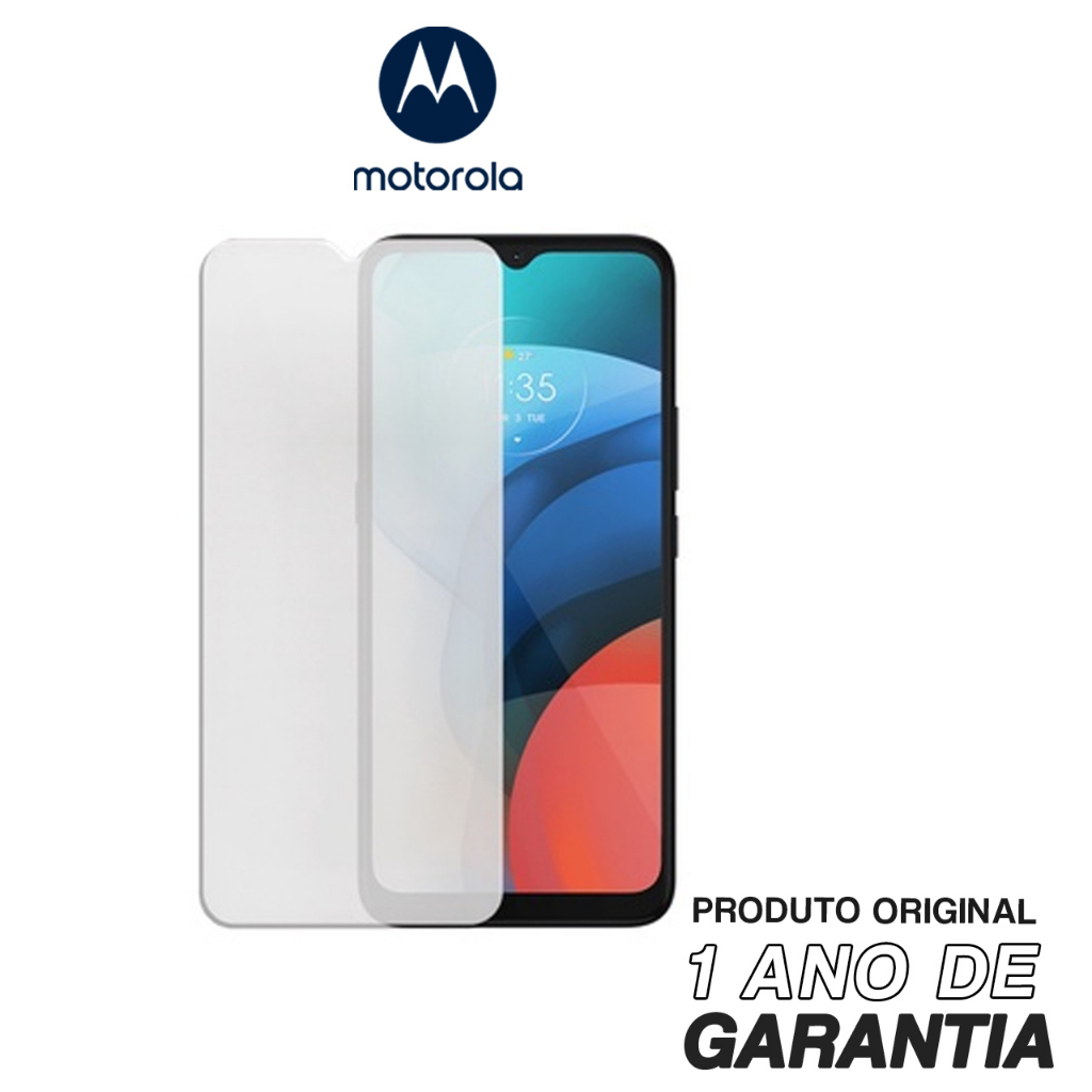 Película De Vidro Moto E7 Motorola Original Antibacteriana