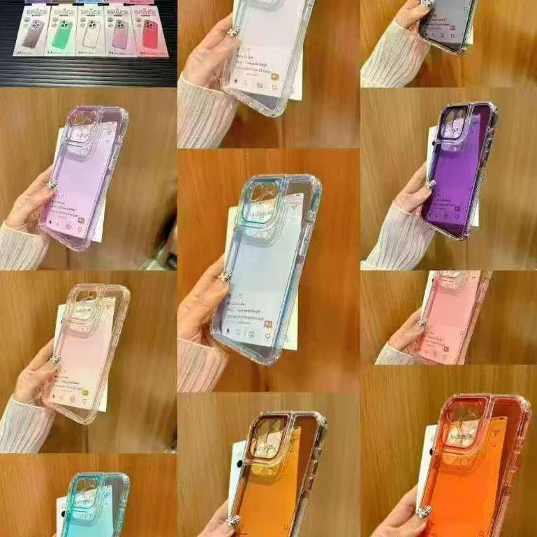 Capa Space 3ª Geração Transparente Cor Para SAMSUNG A10, A10s, A12, A13 4g, A14 4g/5g, A15, A16 Proteção Anti-Choque