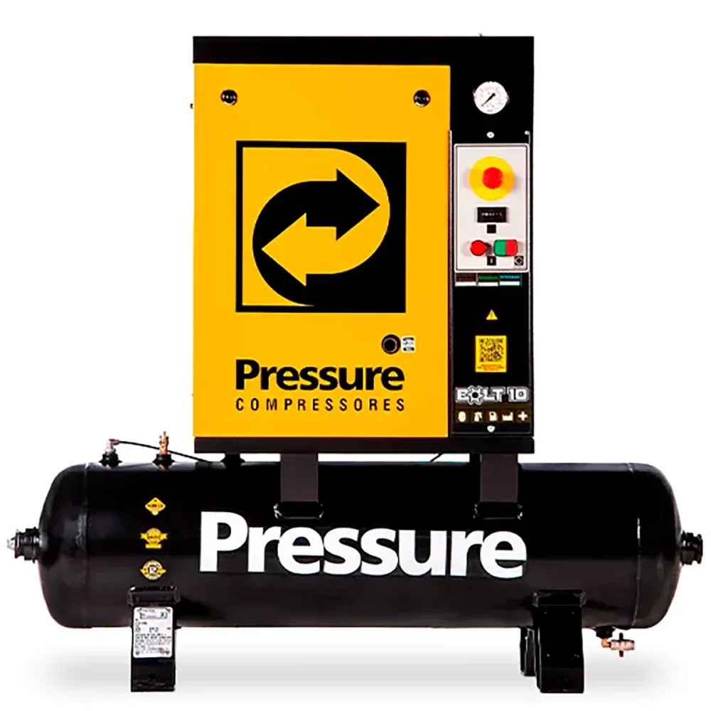 Compressor de Ar Parafuso 10Hp Bolt 10 220V Pressure