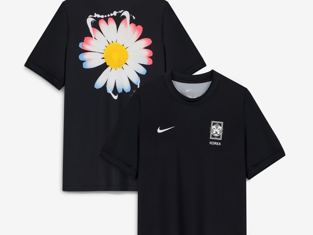 PEACEMINUSONE x South Korea x Nike Camiseta KFA Academy Pro Football Black — M / G, Novo
