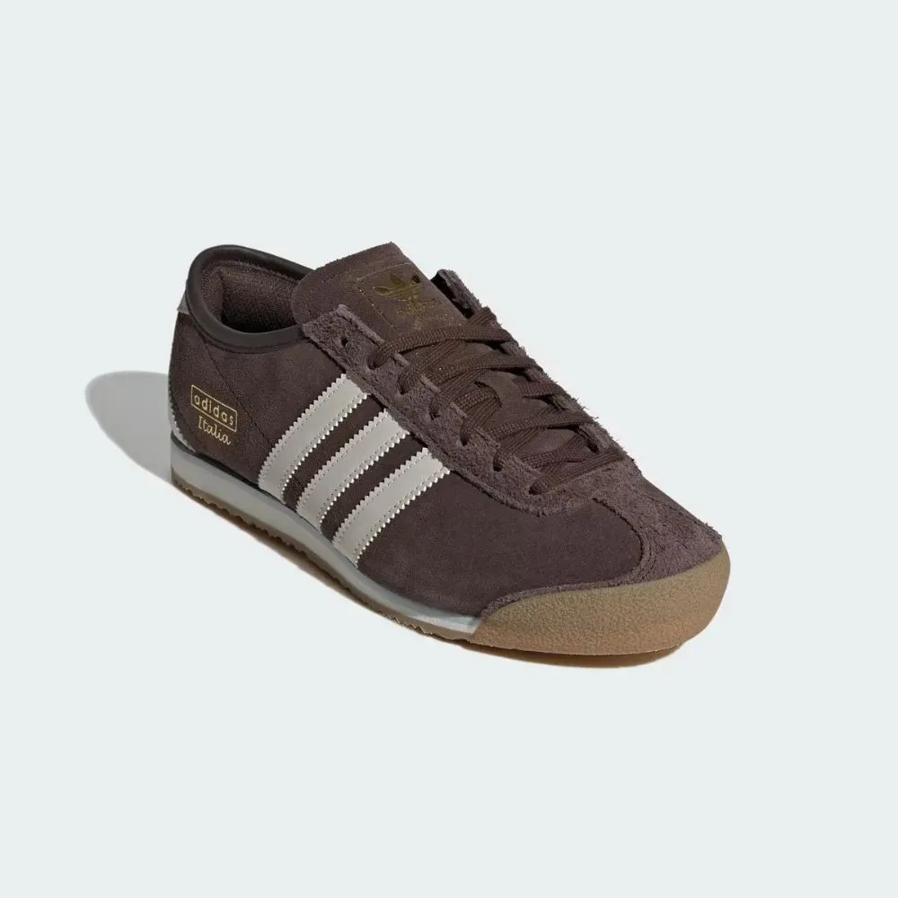 adidas Italia 70s Dark Brown Alumina Gold Metallic — 35 / 36 / 39, Novo