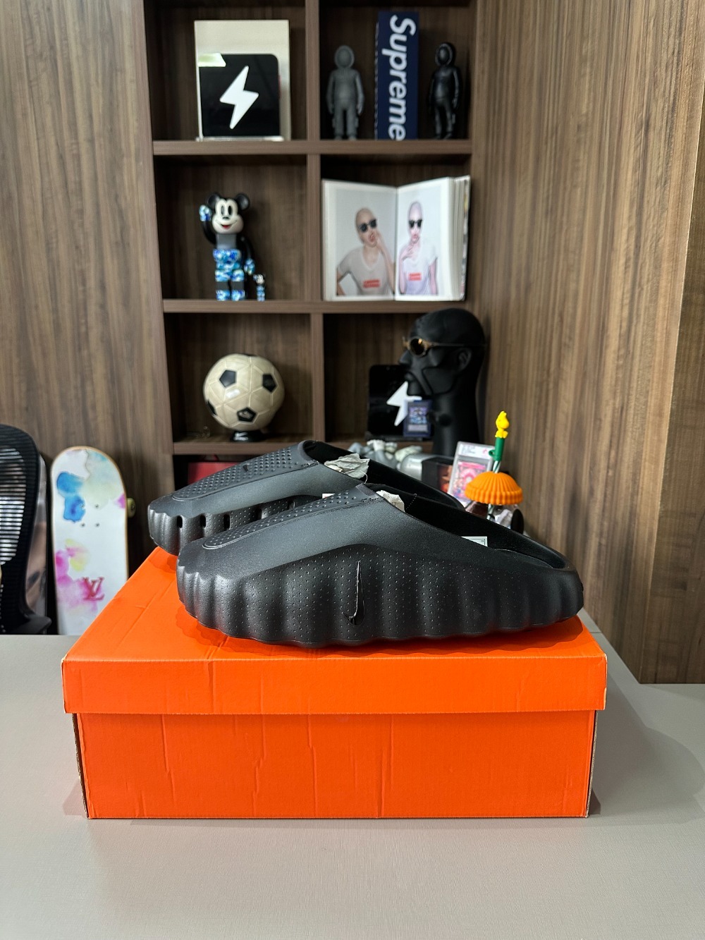Nike Mind 001 Slide Triple Black — 46, Novo
