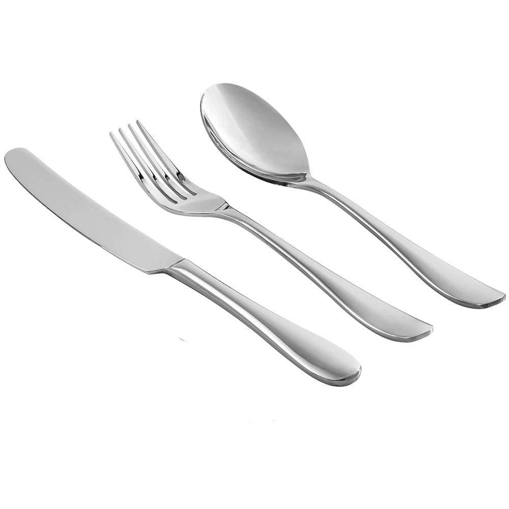 Faqueiro em aço inox Saint James Serenity 101 peças: Requinte e durabilidade para a sua mesa