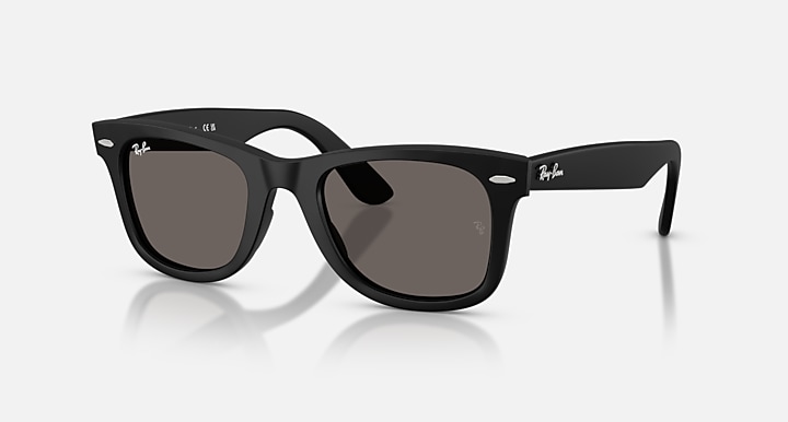 Ray-Ban Óculos De Sol Wayfarer Ease - Quadro Preto Fosco Lente Cinza 50-22