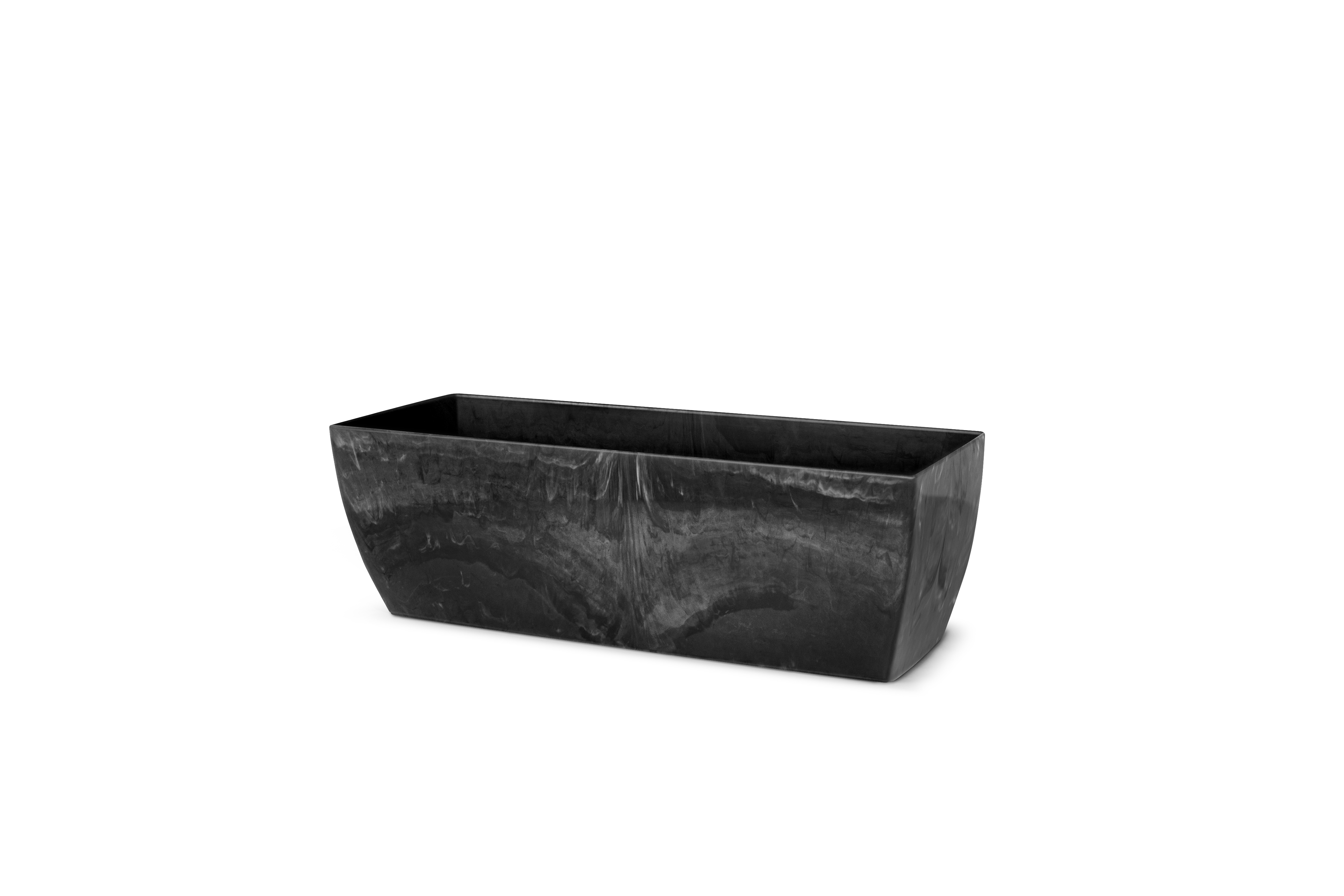 Cachepô Elegance Jardineira 33,7cm Preto Onix Nutriplan