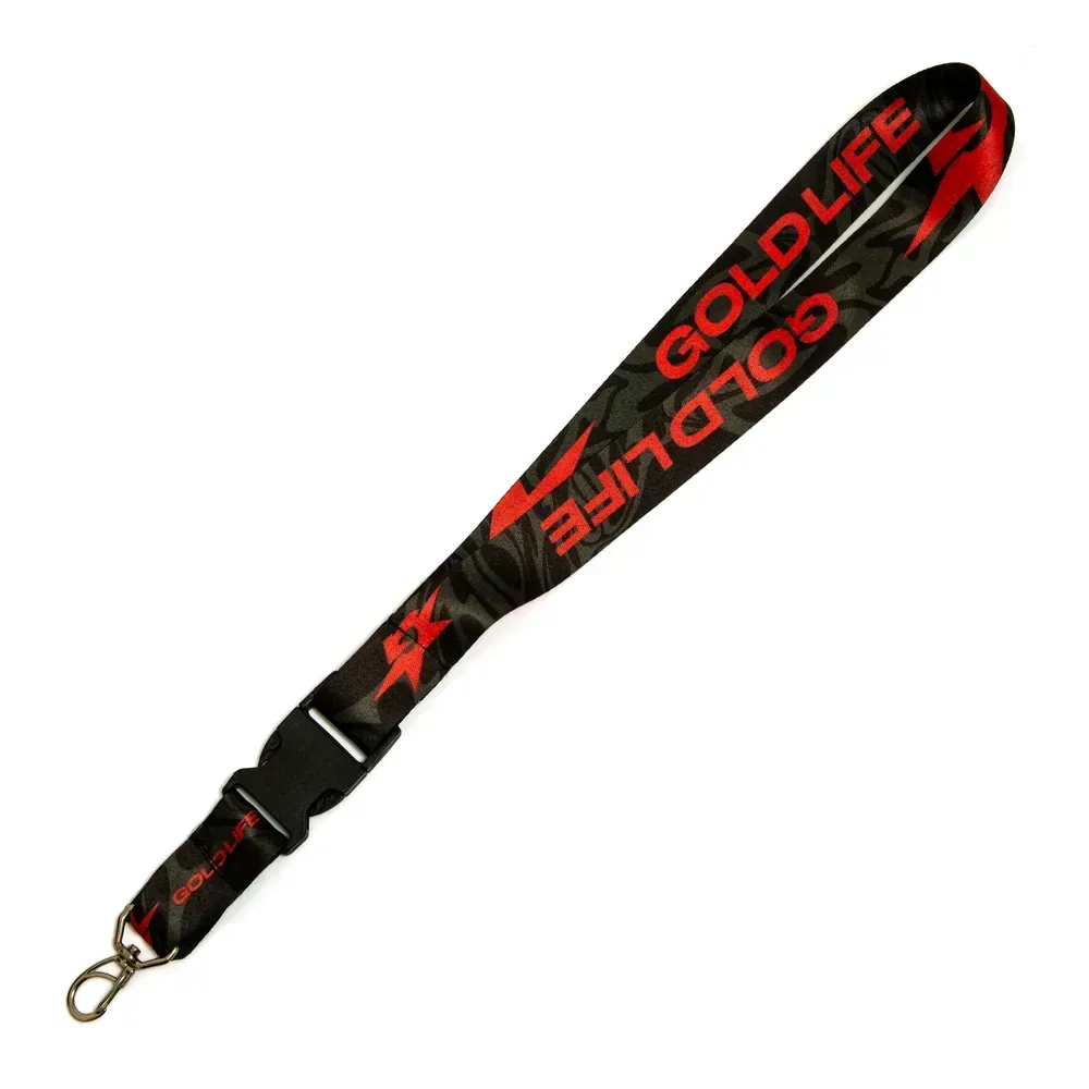 Chaveiro Gold Life New G Black Red — único, Novo
