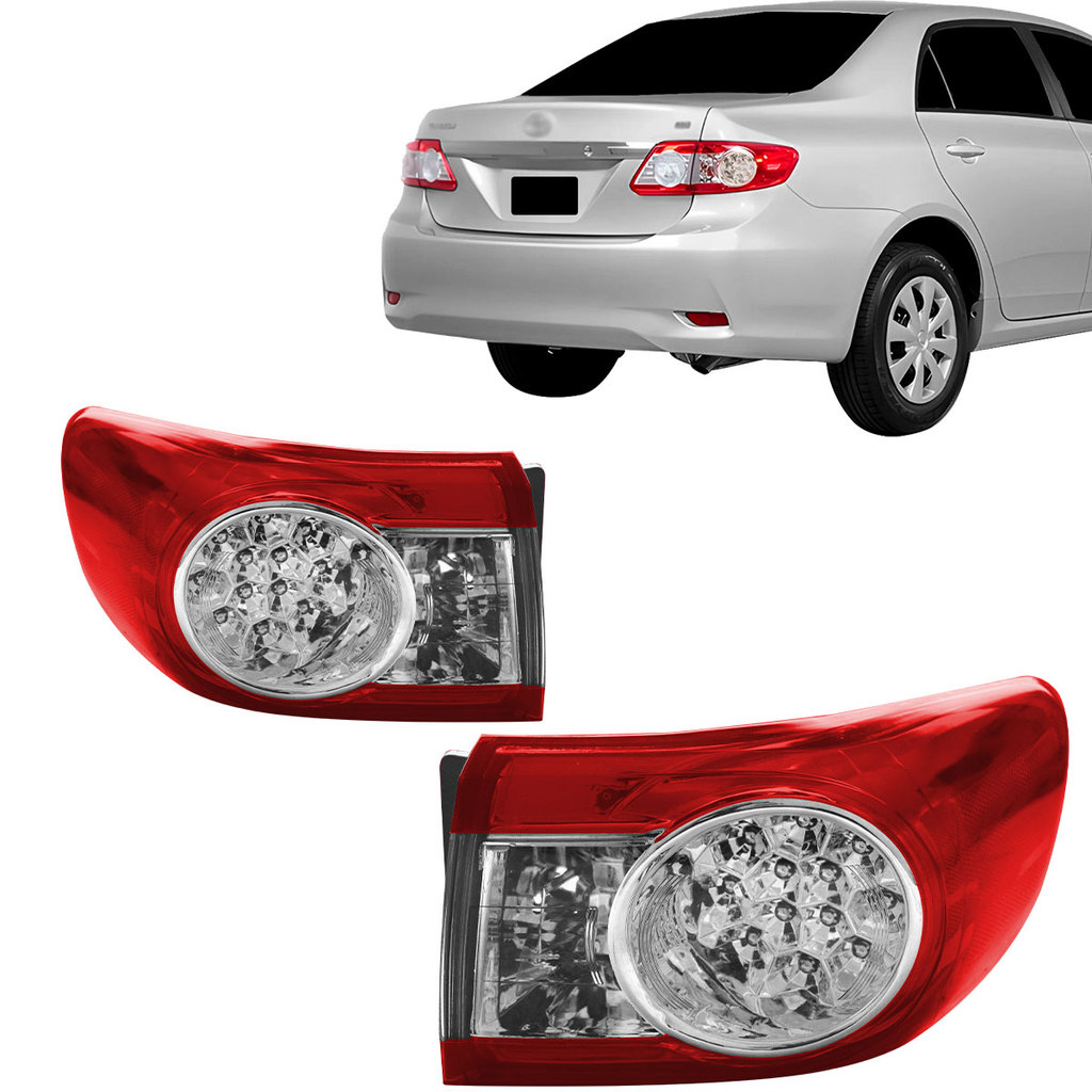 Lanterna Corolla 2011 2012 2013 2014 Canto Com Led