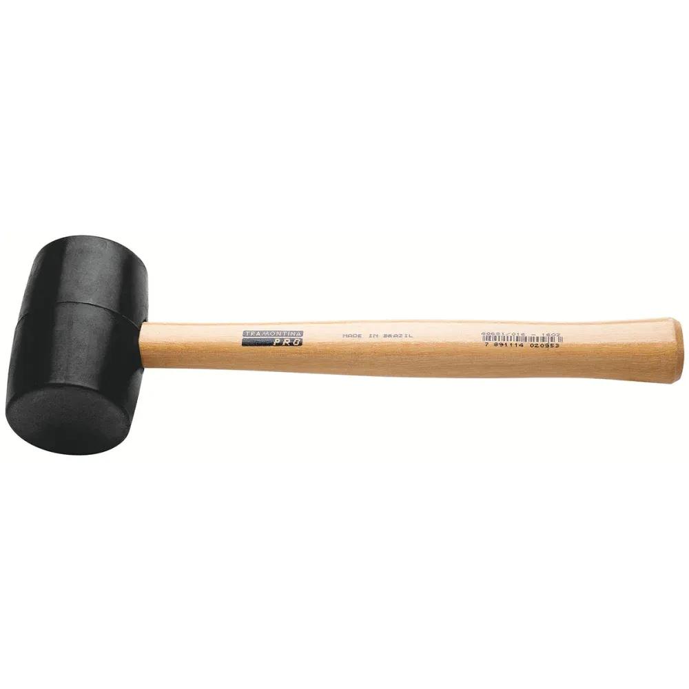 Martelo Borracha Americano Preta 225g Tramontina