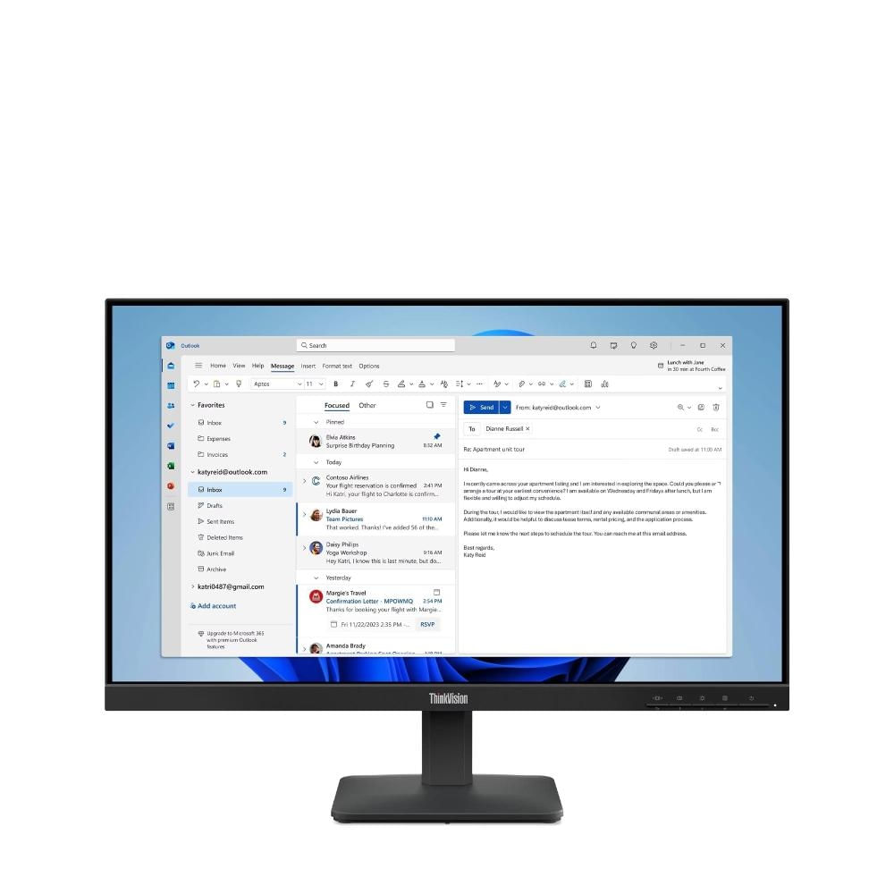 Monitor Lenovo ThinkVision S24-4e 23.8" FHD (1920X1080) 100Hz