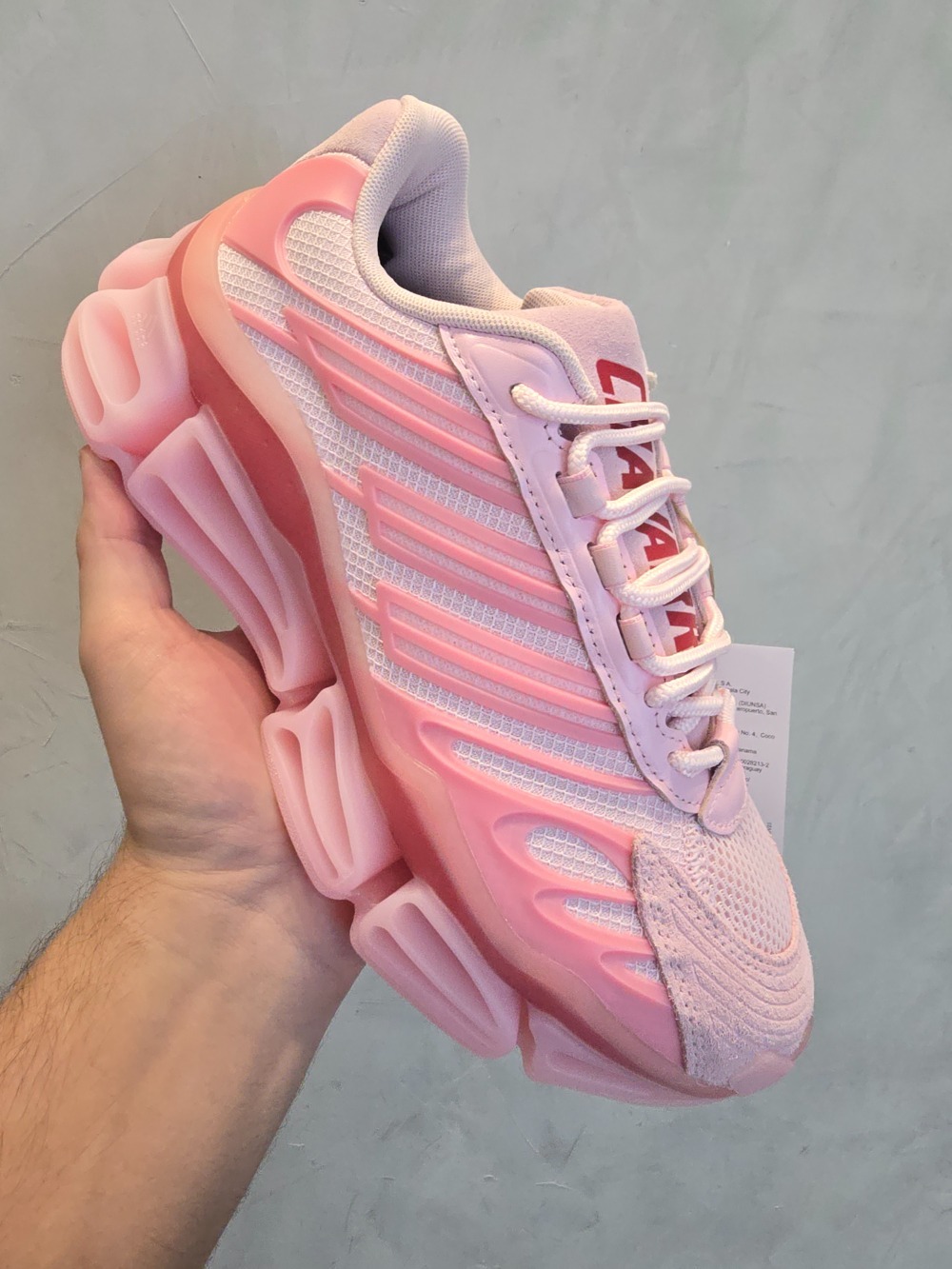Willy Chavarria x adidas Megaride AG Clear Pink Power Red — 36 / 37 / 38 / 42 / 44 / 45, Novo
