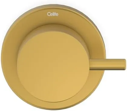 ACABAMENTO REGISTRO BASE CELITE 1/2, 3/4 E 1 BASIC GOLD MATTE CELITE