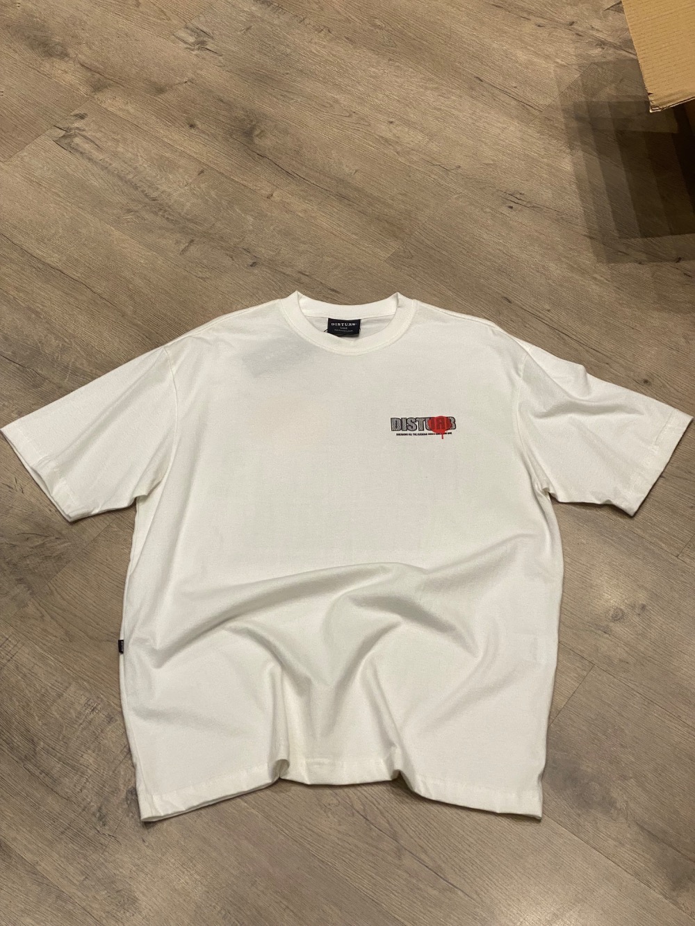 Camiseta Disturb Please do Disturb Off-White — P / G / XG, Novo