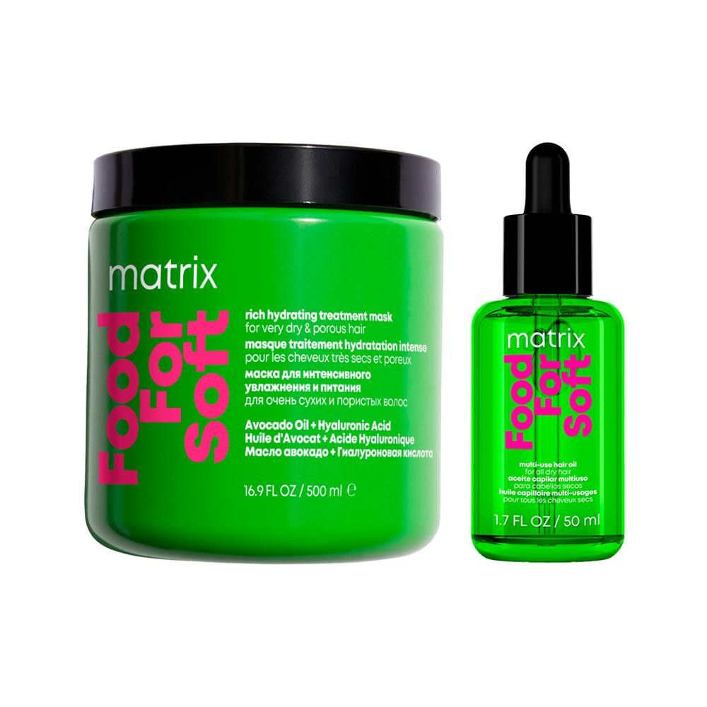Kit Matrix Food For Soft Óleo 50ml + Máscara 500ml