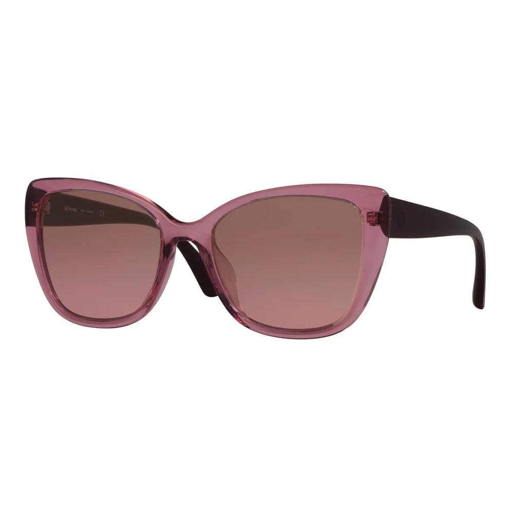 Óculos de Sol Feminino Tecnol Borboleta TN4039U Cor Rosa Translúcido