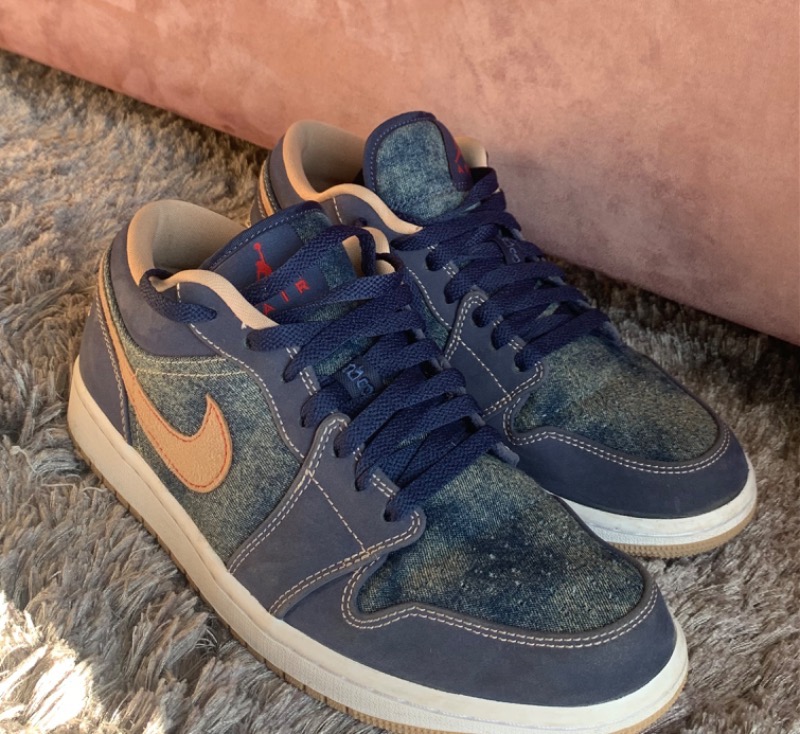 Air Jordan 1 Low Denim — 40, Usado