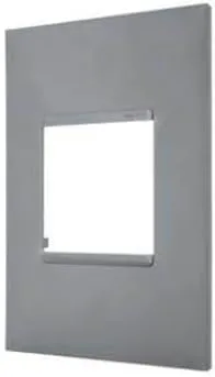 PLACA 2 POSTOS 4X2 CINZA - PIAL PLUS+ PIAL