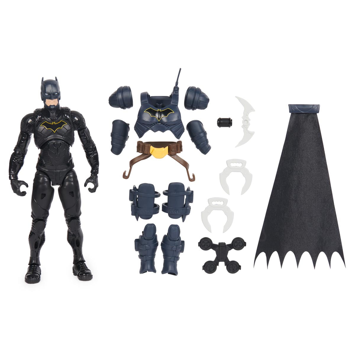 Foto 3 de Boneco Batman De 30Cm Com Armadura De Batalha + Acessórios