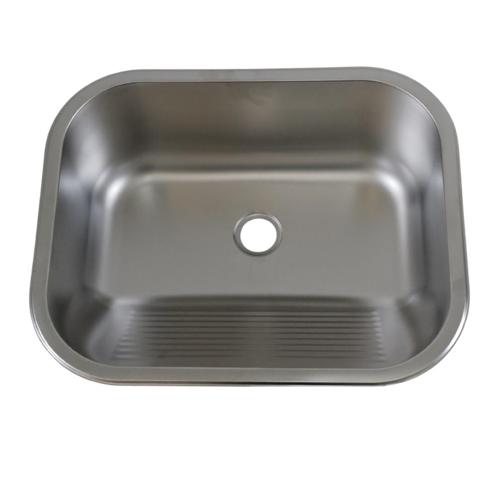 Foto 2 de Tanque de Aço Inox 55x45 com Cuba Ampla e Instalação Completa para Lavanderia