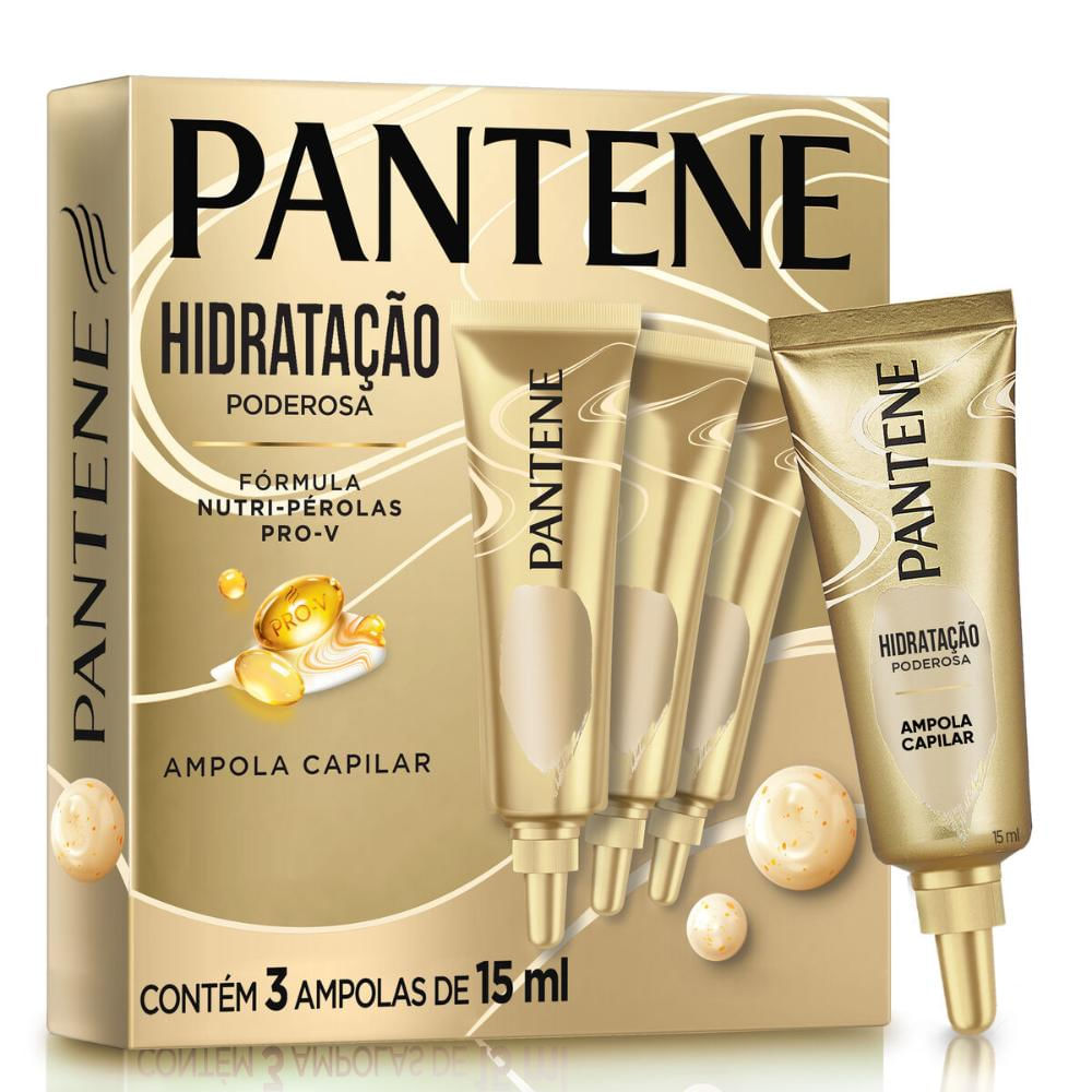 Foto 2 de Ampola Pantene Pro-V Hidratação 3un de 45ml