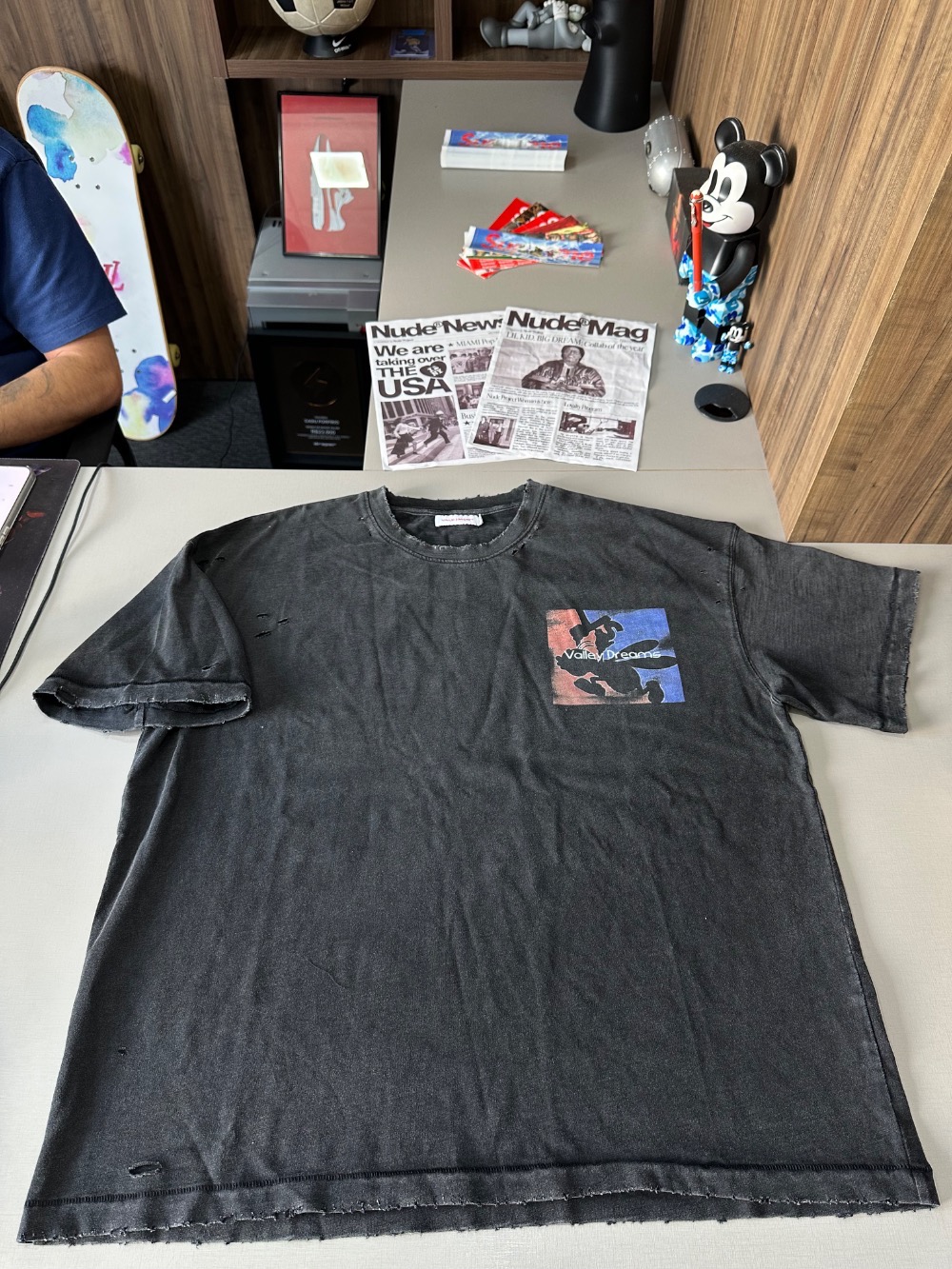 Camiseta Vale Lives Forever Leonard Bogo Black — XXG, Novo