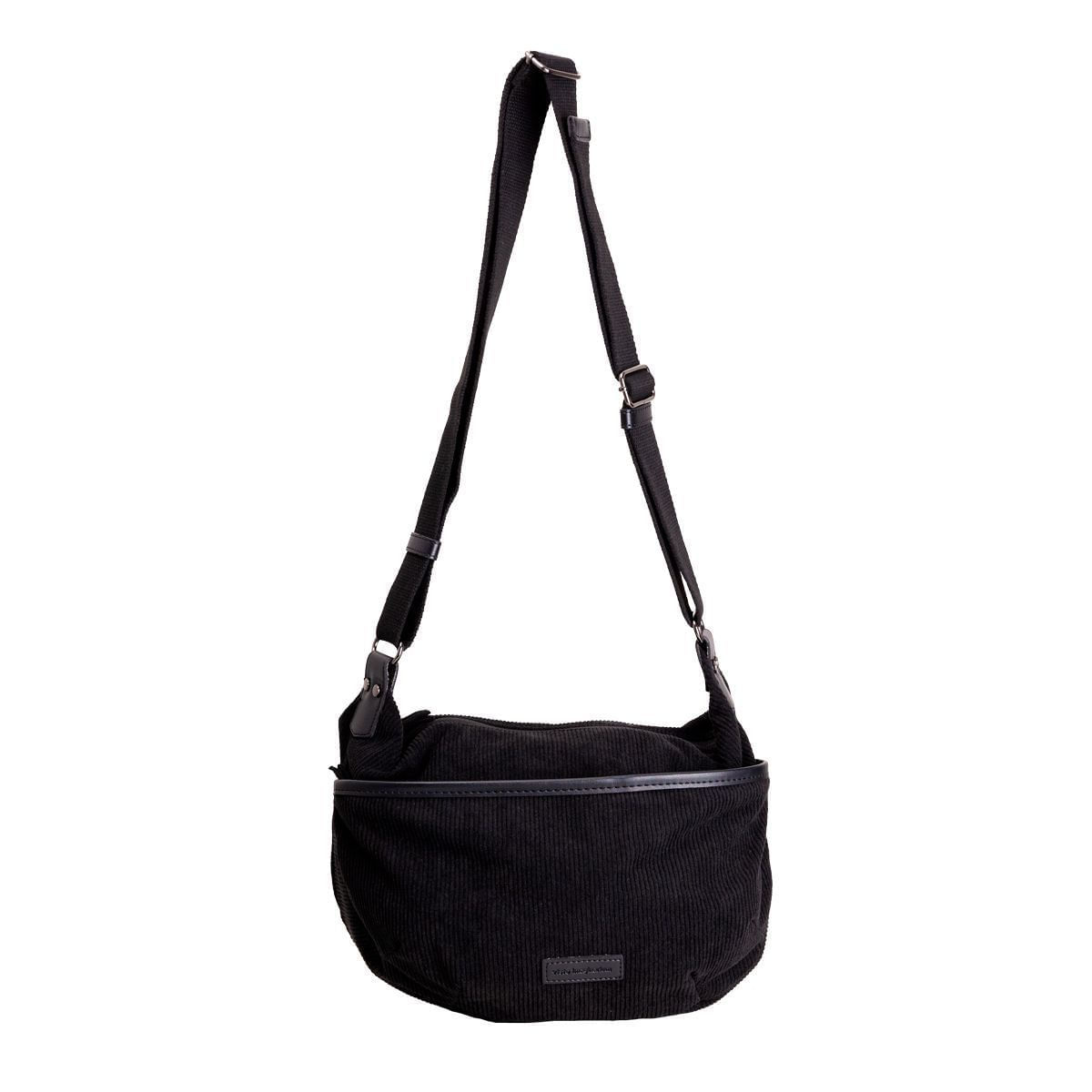 Bolsa Midi Cotele Preta Único