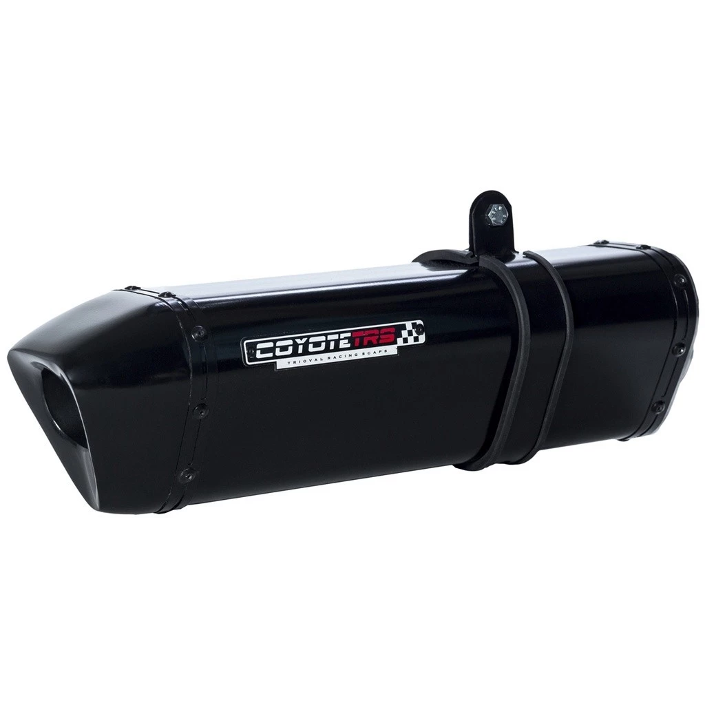 Escape / Ponteira Coyote TRS Tri-Oval Alumínio - XRE 190 ano 2016 até 2024 - Honda