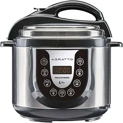 Panela de Pressão Eletrônica Ped-01 127v/60hz Agratto, 3878, Inox