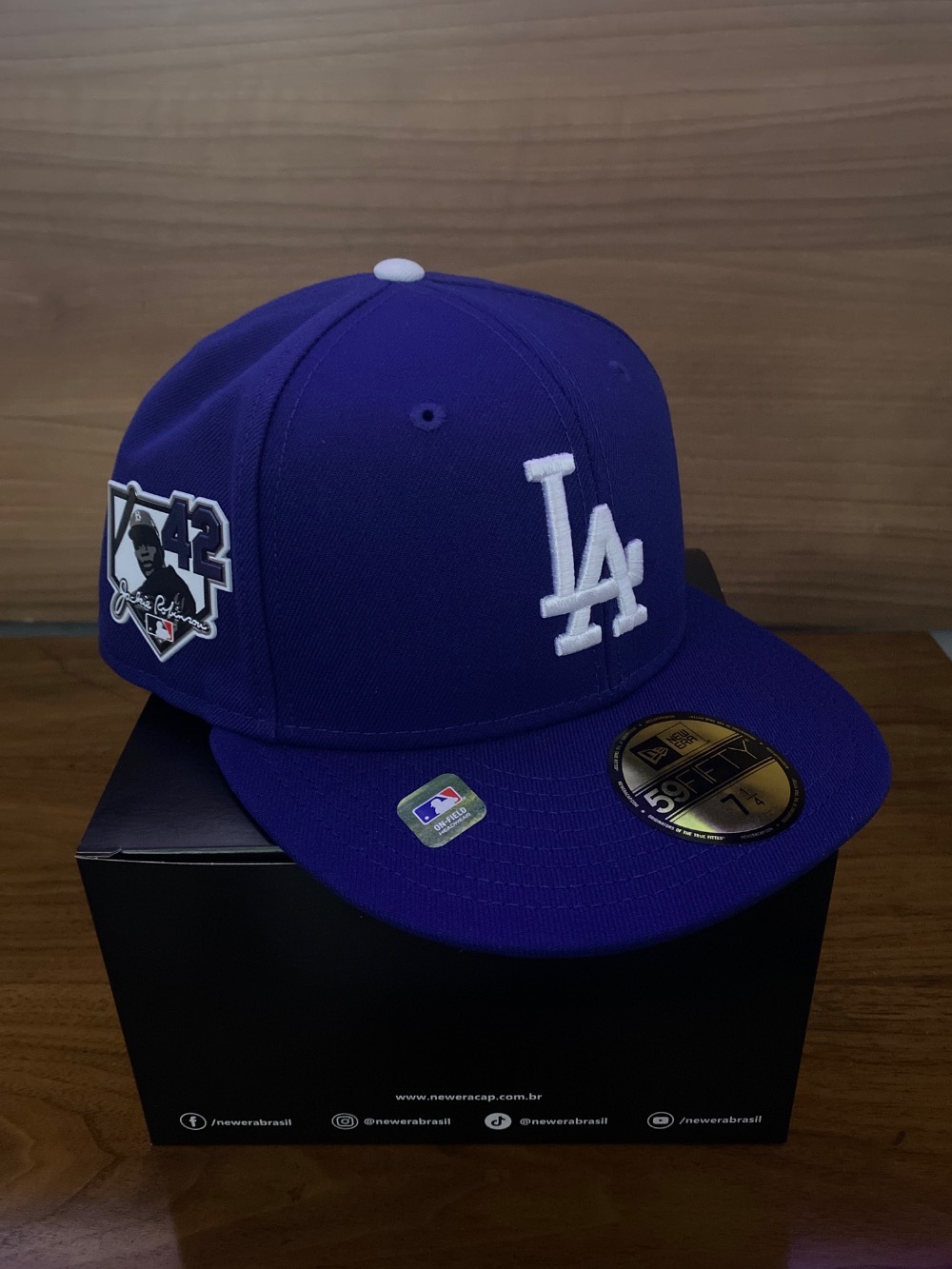 Boné New Era Los Angeles Dodgers 2026 Jackie Robinson Day 59FIFTY Royal — 7-1/4, Novo