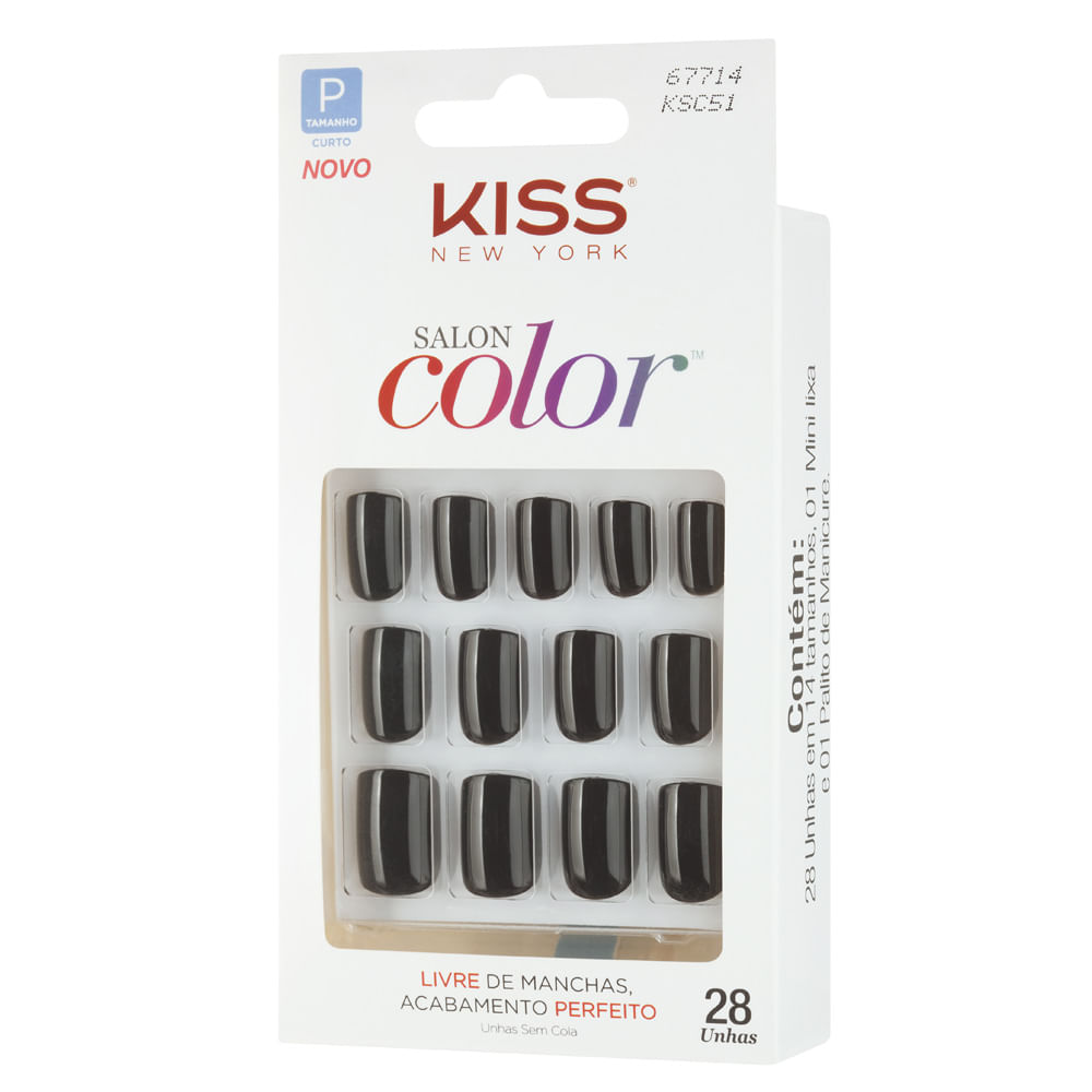Salon Color Chic First Kiss - Unhas Postiças — 1 Un