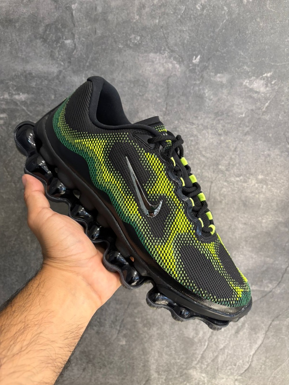 Nike Air Liquid Max Black Green Apple — 37 / 38 / 39 / 41, Novo
