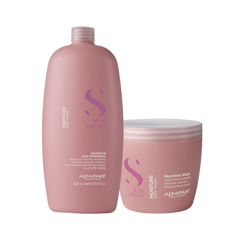 Alfaparf Semi di Lino Moisture Shampoo e Máscara