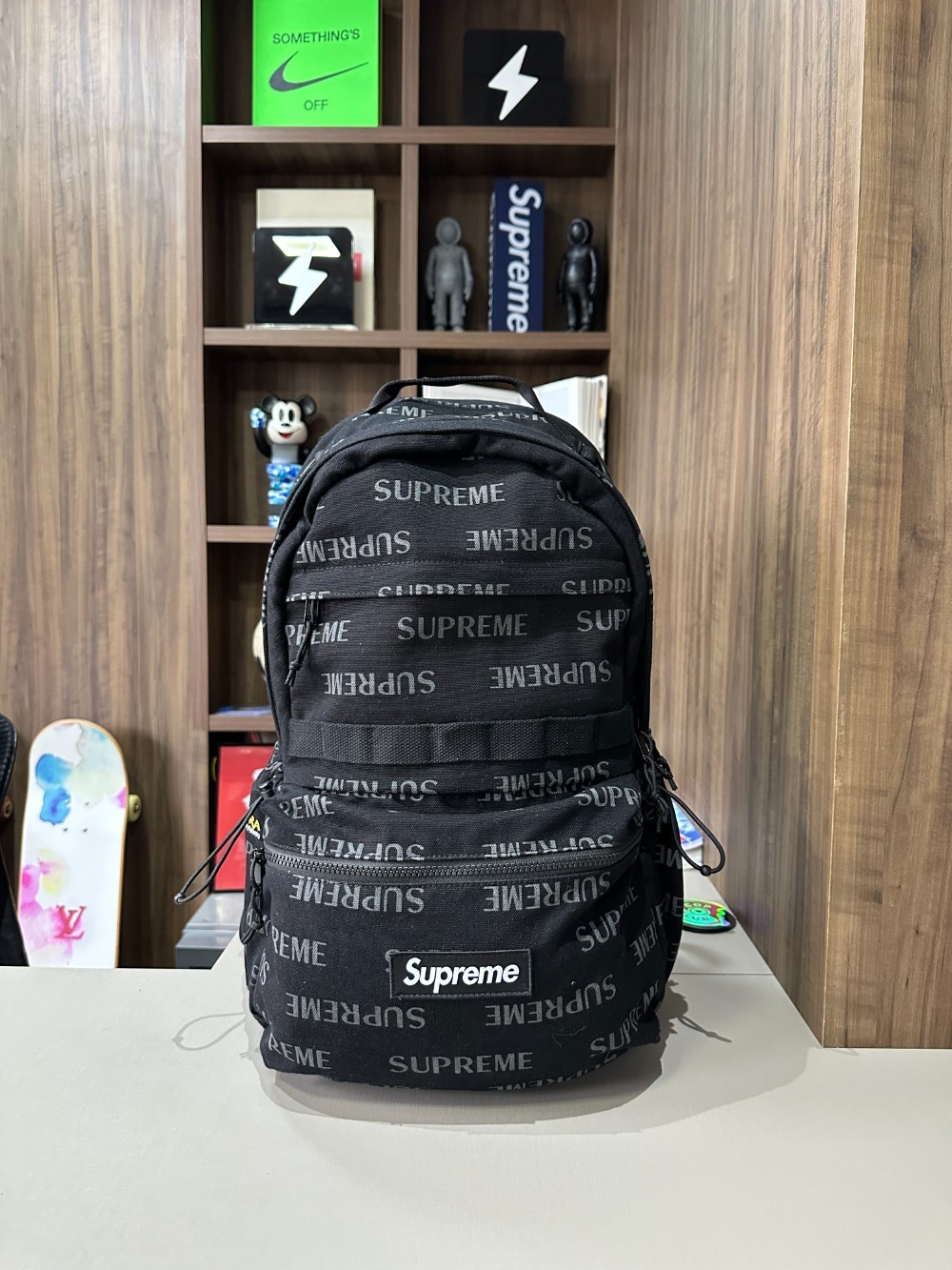 Mochila Supreme Cordura Black FW26-W1 — Único, Novo