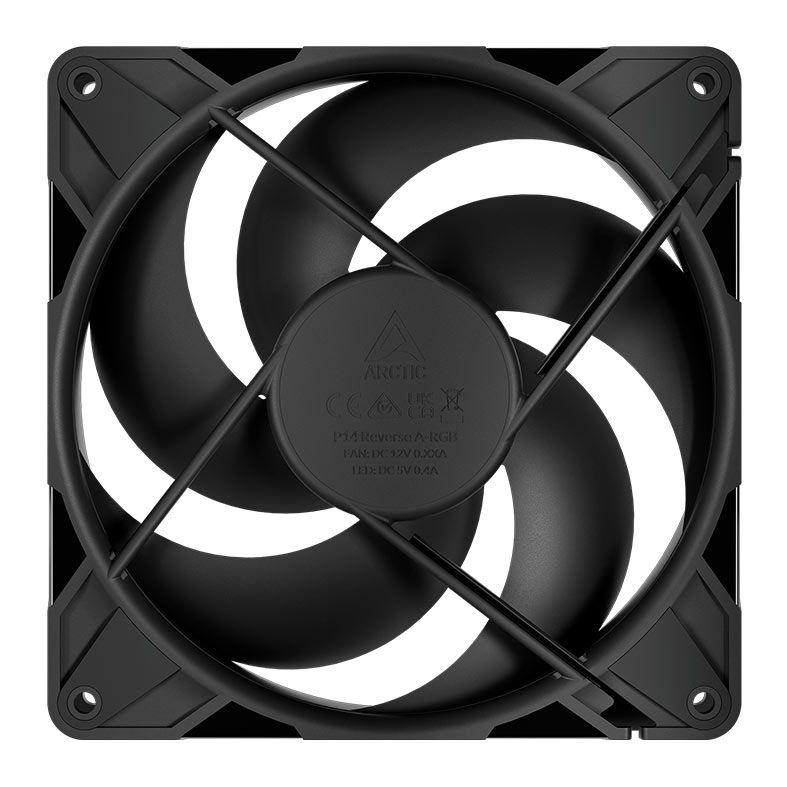 Foto 4 de Ventoinha Arctic Cooling P14 Pro Reverse, 140mm, Preto, ACFAN00329A