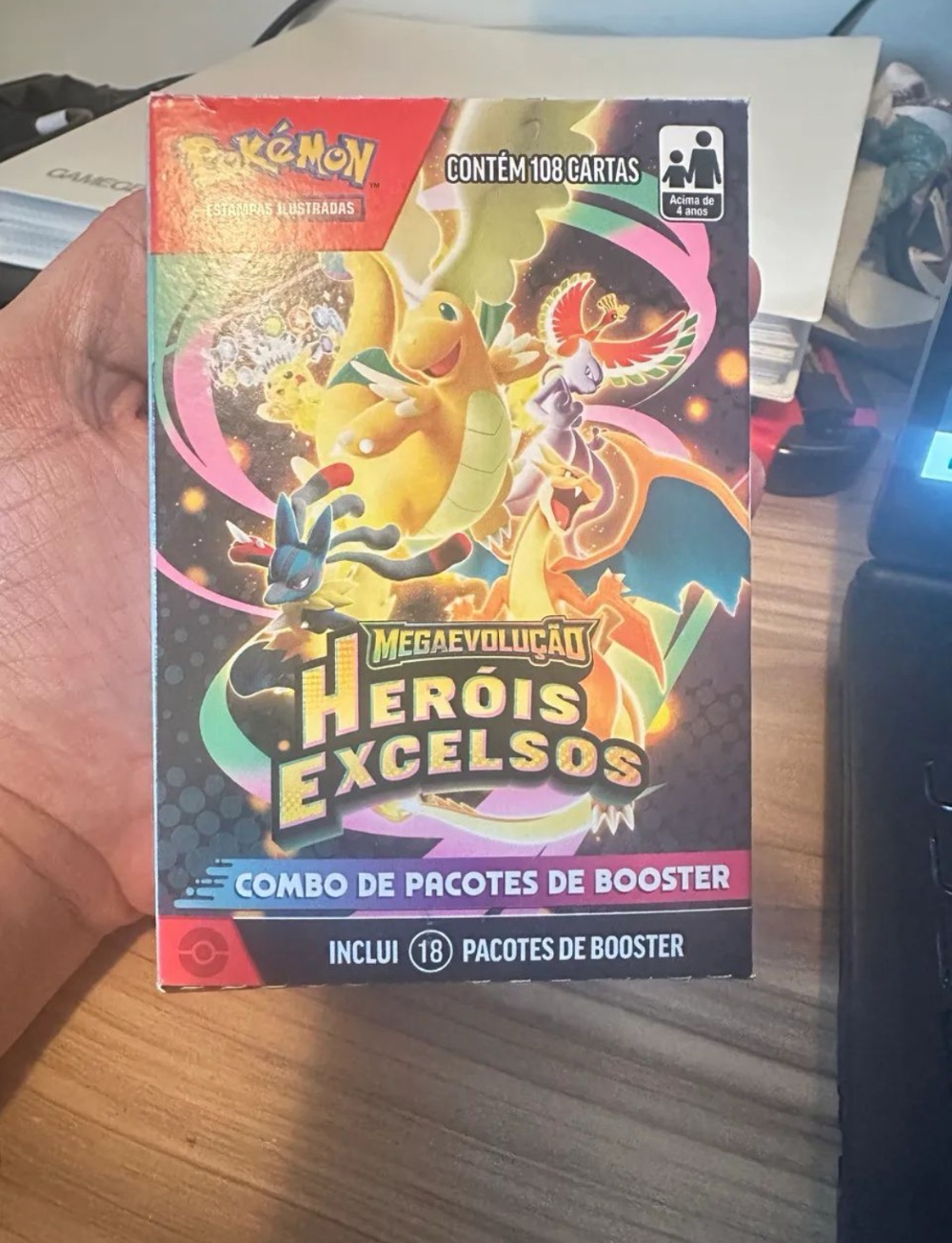 Combo de Pacotes ME2.5 Heróis Excelsos Pokémon TCG PT-BR — Único, Novo