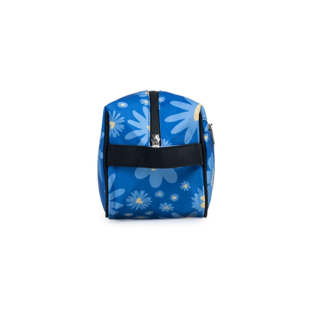 Foto 4 de Necessaire Feminina Margaridas Azul U / Azul