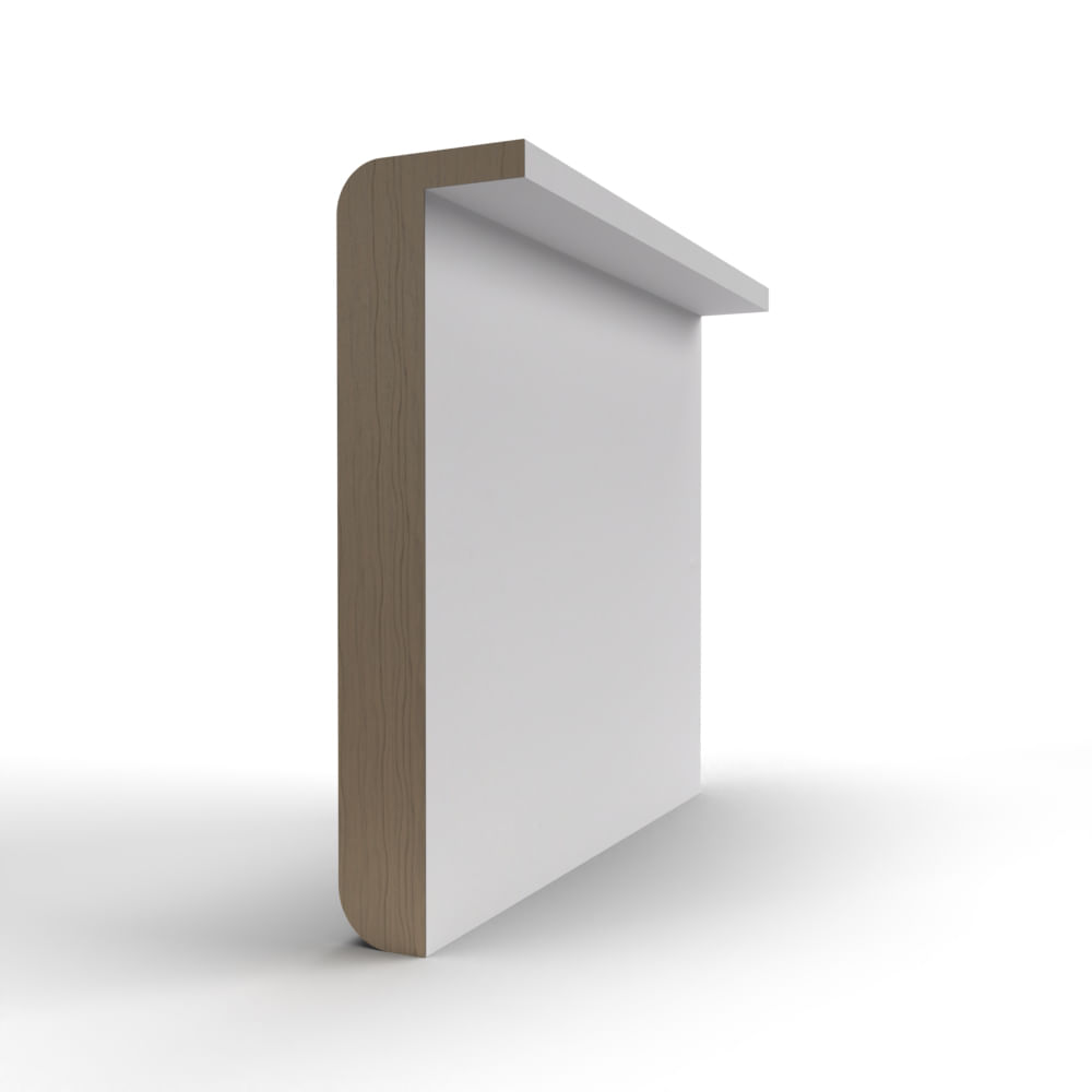 Guarnicao Mdf Hidro Resistente Super Branco New Rocha Porta