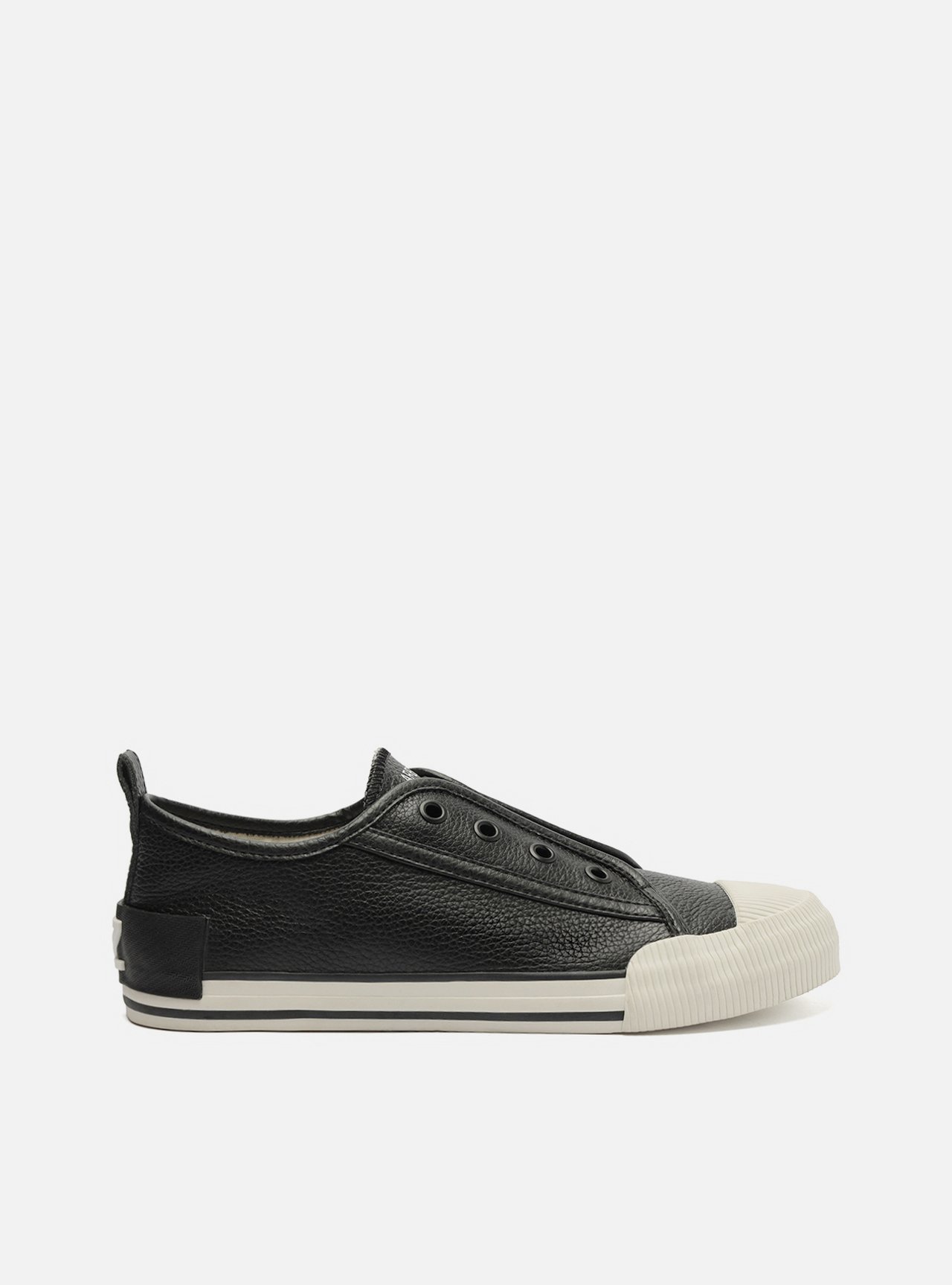 Tênis Slip On Preto Elástico