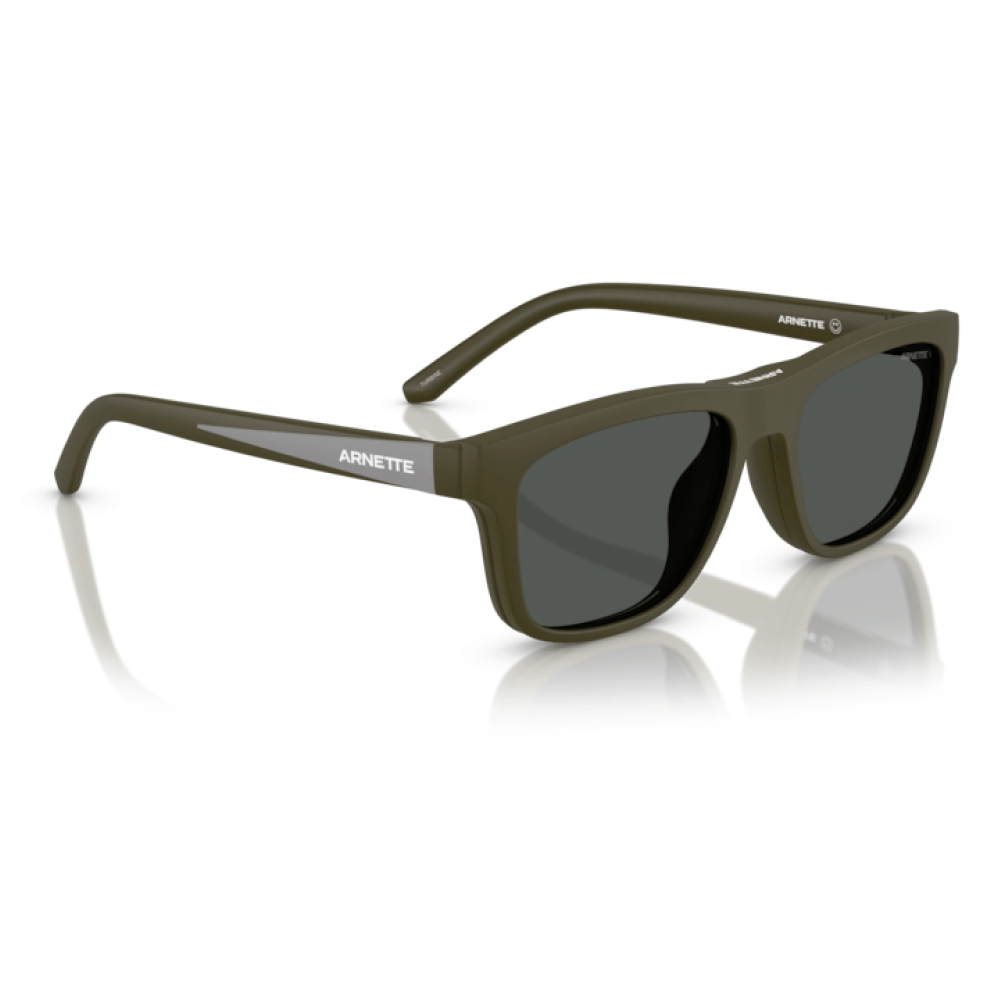 Óculos de Sol Arnette AN4347U Masculino Quadrado Injetado Militar Fosco