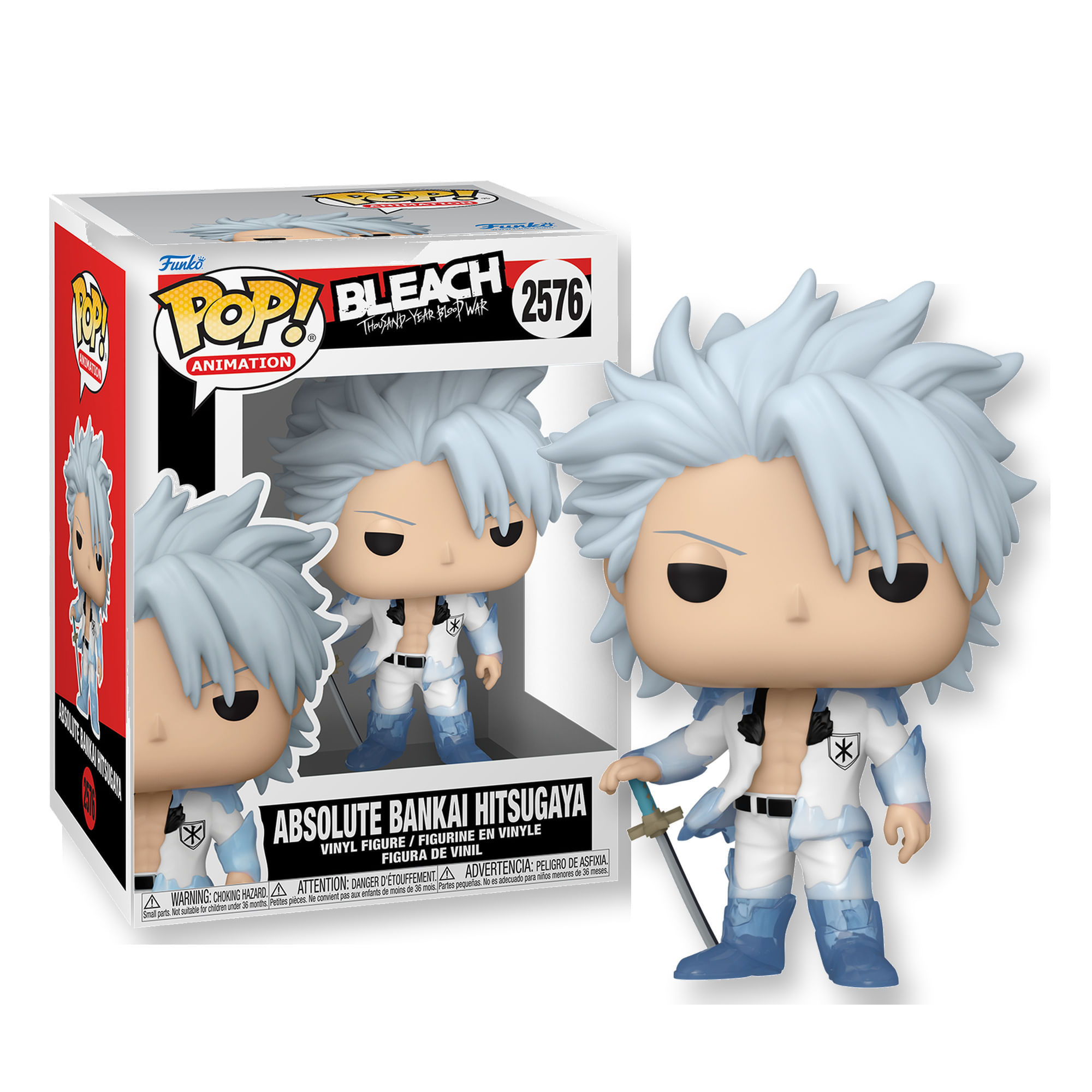 Boneco Funko Pop! Bleach A Guerra Sangrenta De Mil Anos - Hitsugaya