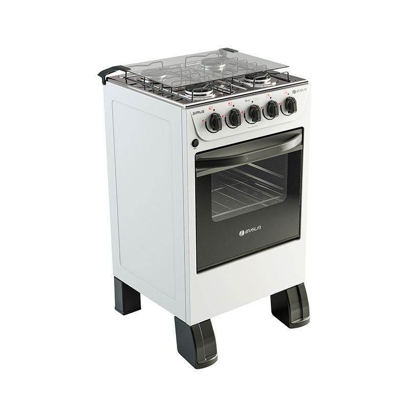 Fogão 4 Boca New Sirius Plus Branco