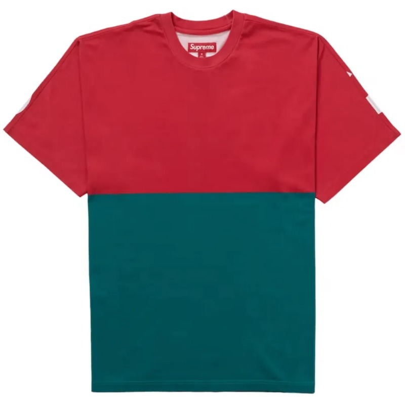 Foto 2 de Camiseta Supreme Split S/S Red — M / G, Novo