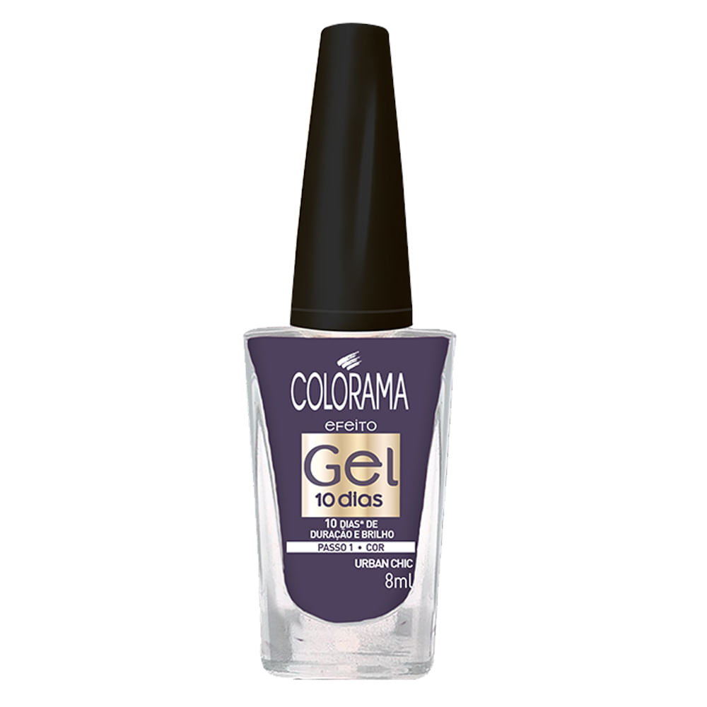 Esmalte Colorama - Efeito Gel 10 dias Passo 1 Tons Escuros — Urban Chic