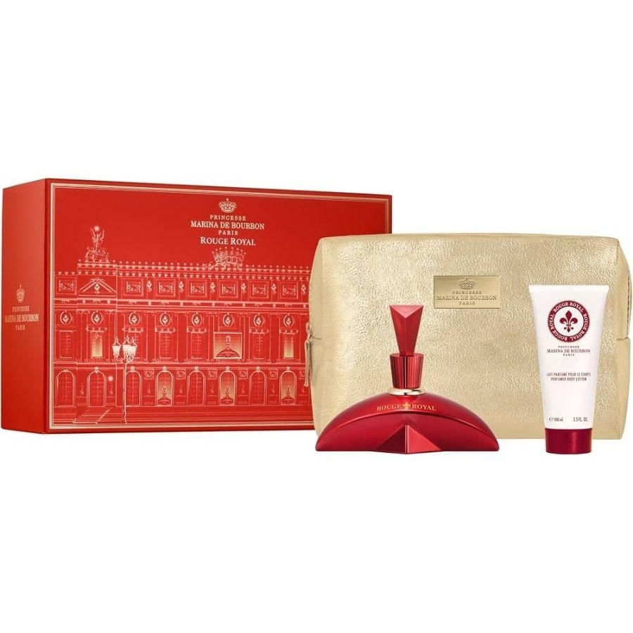 Kit Rouge Royal ( Perfume Eau de Parfum 100ml + Body Lotion 100ml + Nécessaire )