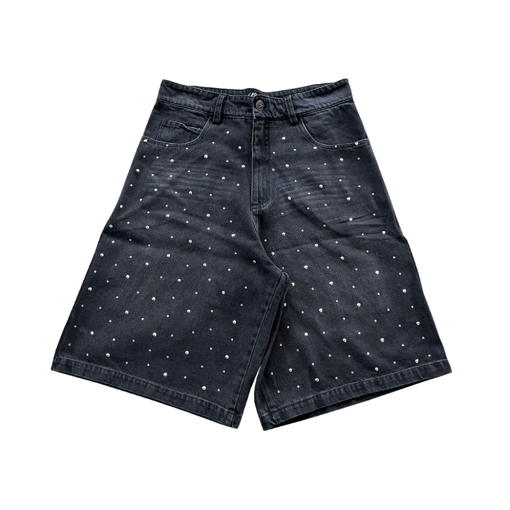 Bermuda CIPHER Jeans Crystal Black — P / M / G, Novo