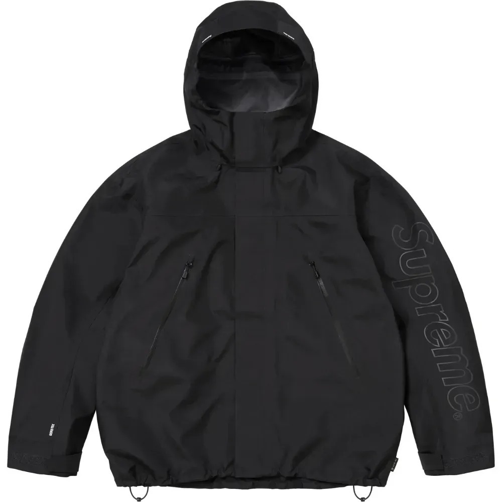 Ghostface x Supreme Jaqueta Gore-Tex Shell Black SS26-W5 — P / M / G, Novo